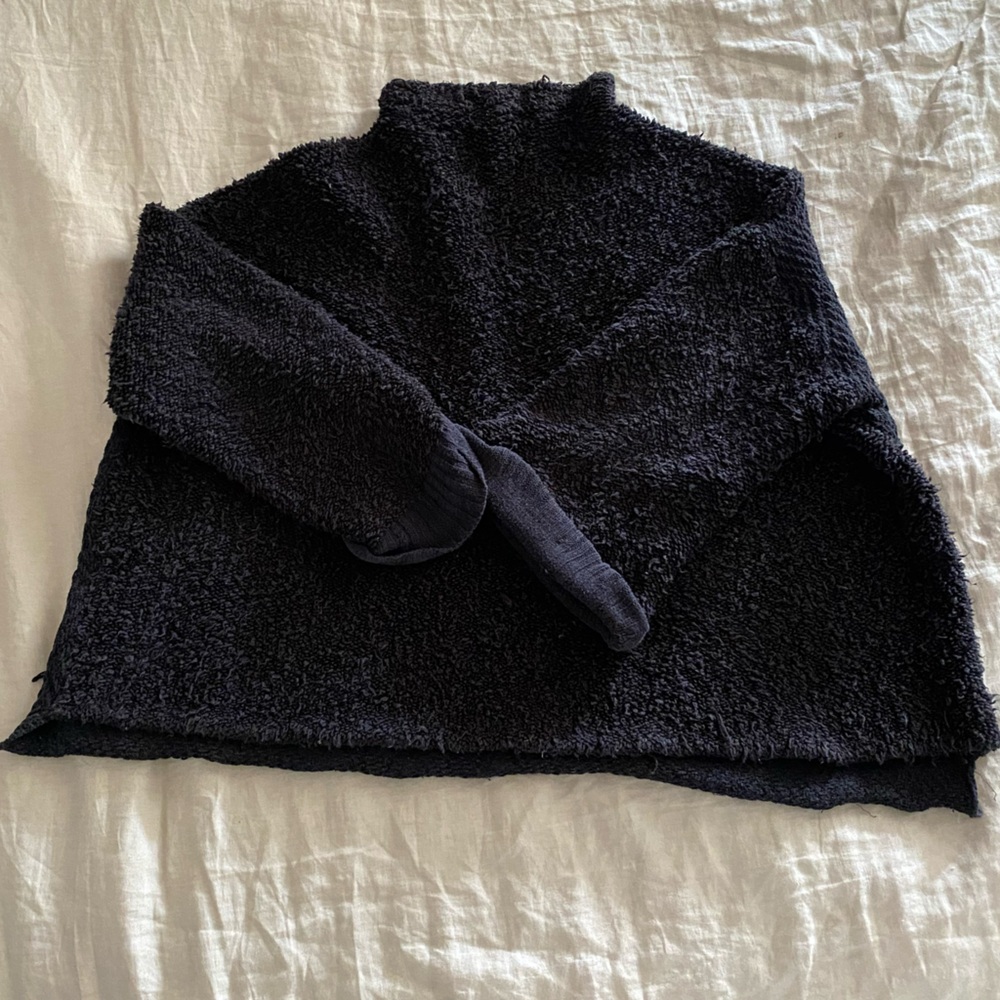 Cozy Black Free People Sweater